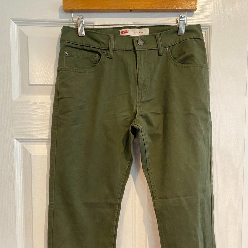 Levi's Green Boys 511 Jeans